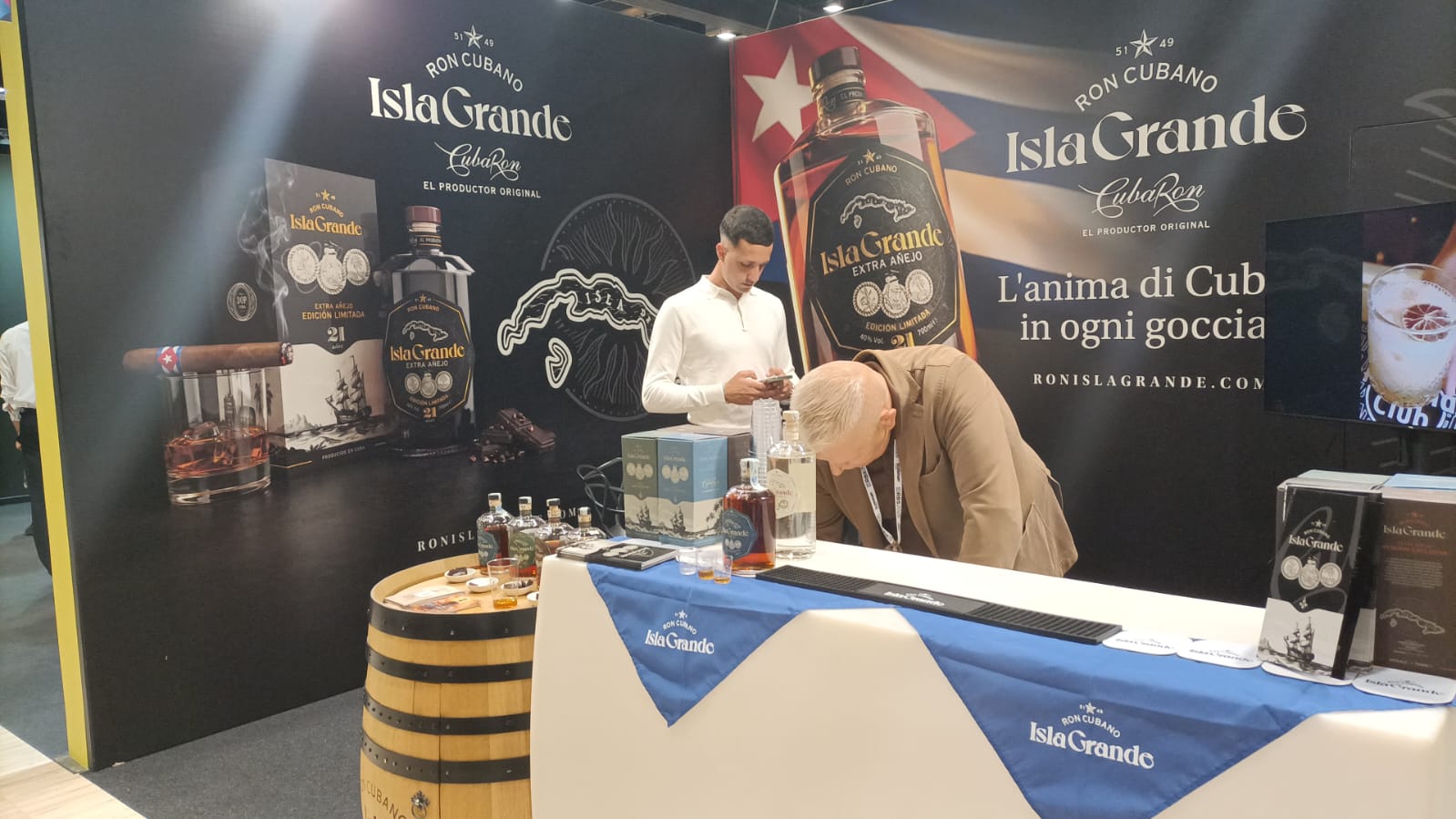 Ron Isla Grande at the Roma Bar Show 2026: Cuba meets the capital